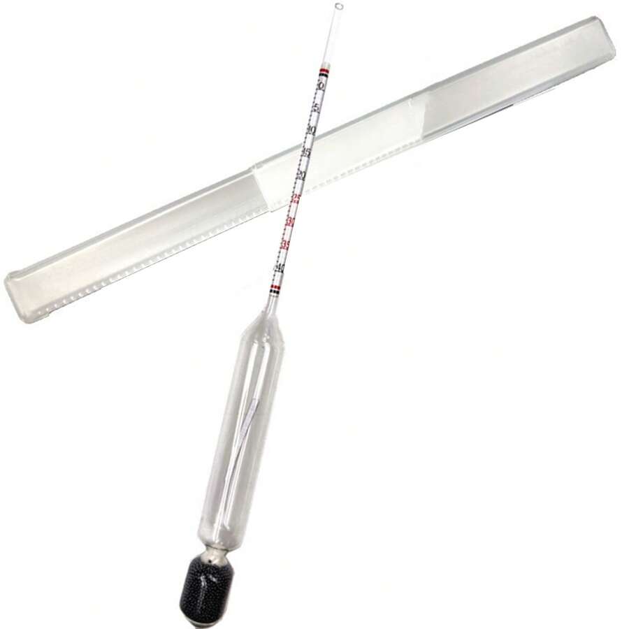 Densimetro Para Leche. Lactometro (lactodensimetro) 15 A 40 - Blanco - Ver 1