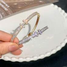 1 件优雅奢华时尚女士合成锆石手链，适合日常佩戴 - 手鐲 - 查看 13