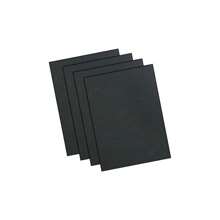 Folhas Manta Magnética Adesivada A4 0,3mm Imã De Geladeira 5 Un. - Preto - Visão 4