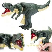 Dinosaur Toys For Kids, Trigger The T-Rex, Dino Chomper Toys Press Dinosaur Grabber Toy , Novelty Toy Gifts For Dinosaur Lovers Boys Girls - 帶聲光 - 查看 1