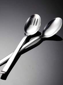Heavy Duty 18/10 Stainless Steel Large Serving Spoon, Catering Portion Spoon For Hotel And Home Use - Silver - View 11