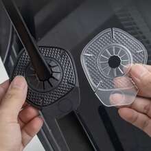 雨刮臂孔保护垫2，汽车前雨刮器保护罩，通用挡风玻璃雨刮器孔盖，汽车外部配件