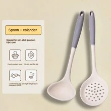 1/2/3/4 zestaw Szara Biała Silikonowa Łopatka Łyżka Do Zupy Zestaw Patelnia Nieprzywierająca Narzędzia Kuchenne Zestaw Do Gotowania w Kuchni