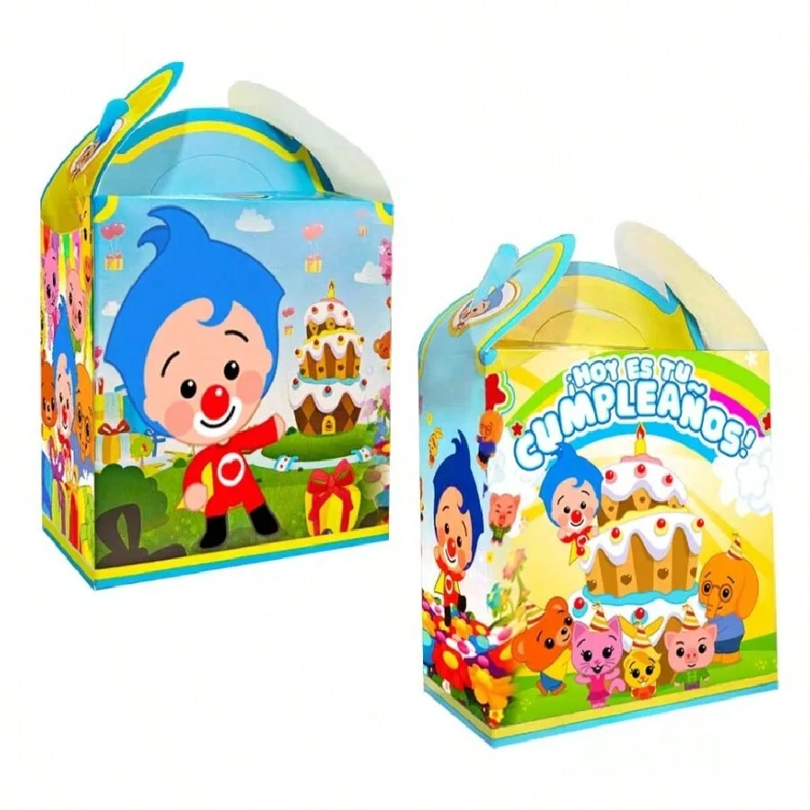 Plim Plim Blue 30 Candy Boxes - Blue - View 1