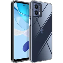 Entronix Transparent Case For Moto G Power, Play, Stylus, G 5G, Edge Clear Case, [Yellow Resistant] Hard Back Cover Soft Silicone, Shockproof Slim Case For Moto G Series - 無色 - 查看 1