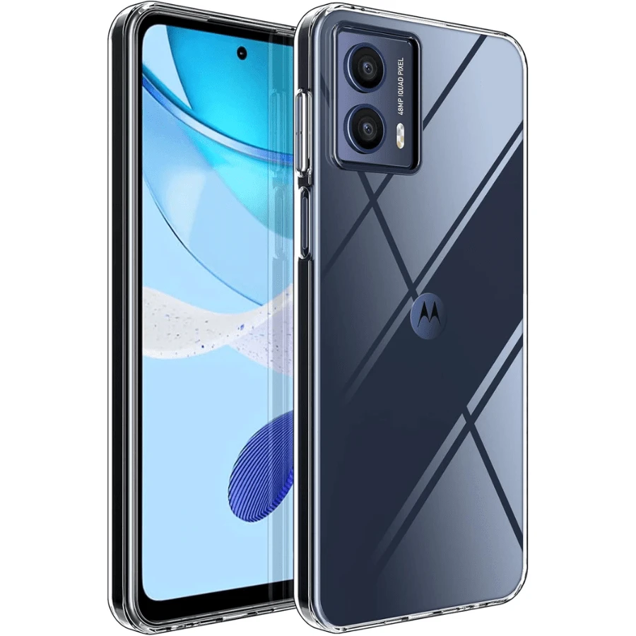 Entronix Transparent Case For Moto G Power, Play, Stylus, G 5G, Edge Clear Case, [Yellow Resistant] Hard Back Cover Soft Silicone, Shockproof Slim Case For Moto G Series - 無色 - 查看 1