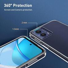 Entronix Transparent Case For Moto G Power, Play, Stylus, G 5G, Edge Clear Case, [Yellow Resistant] Hard Back Cover Soft Silicone, Shockproof Slim Case For Moto G Series - 無色 - 查看 5