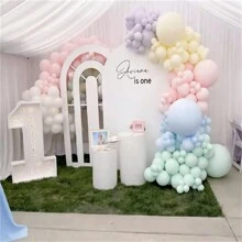 189PCS 5/10/18 Inch Pastel Rainbow Balloon Assorted Colors Arch Garland DIY Kit, Bộ bóng bay cao su Macaron cho tiệc sinh nhật, tiệc cưới, lễ đính hôn, kỷ niệm, chủ đề trang trí tiệc - Nhiều màu - Xem 6