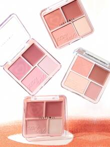 JUDYDOLL 2-In-1 BLUSH & HIGHLIGHT PALETTE 9g, Blush & Highlighter Compact, Cream Blush, Matte Highlighter, Multi-Use, Natural, Suitable For Dates, Holidays, Gifts, Unique Niche Product, Great For Friends/Girlfriends, Wedding Essentials, Wedding Guest, Bachelorette Party, Natural School Makeup, Sweet Makeup, Blood Makeup, Date Makeup - #04 - 查看 5