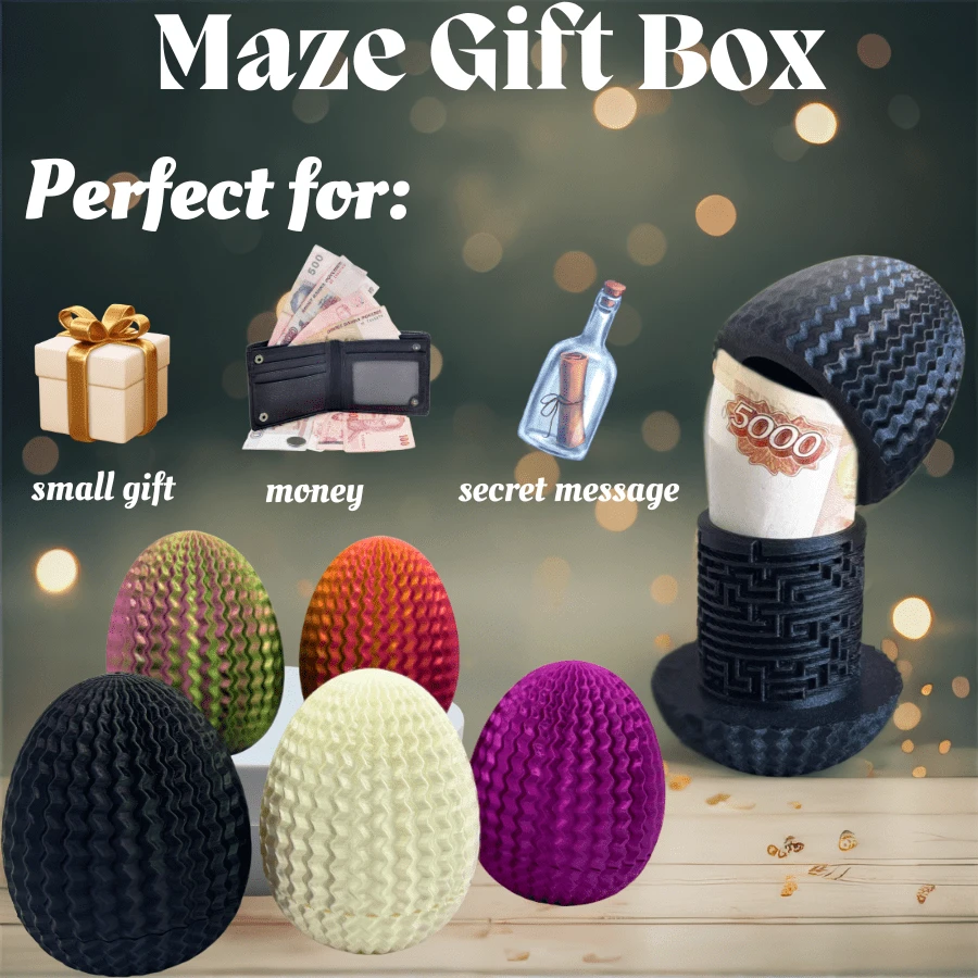 Money Maze Box Mystery Puzzle Surprise Gift Money Puzzle Box Easter