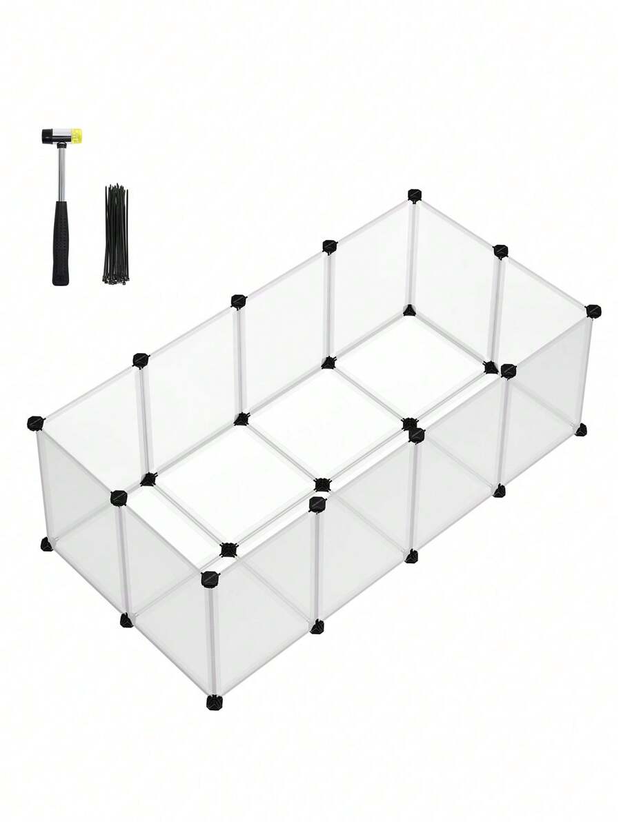 SONGMICS Pet Fence - White - View 1