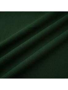 T S Long Sleeve Casual Fashion Polo Shirt, Italian Classic Embroidery Patchwork, Soft & Comfortable Slim Fit, Breathable With Slit, Original Embroidery Design - Dark Green - View 11