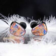 KBEAR KB02 In Ear Monitor, Colorful Hybrid 1DD Bone Conduction IEM In Ears Wired Earbuds Bass With 0.78 2Pin 4N OFC Cable 3.5mm Plug Cable For Gaming Singers Musicians - Coffee Brown - View 8