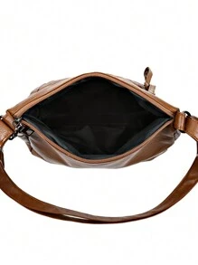 New All-In-One Atmosphere Middle-Aged Women Bag Mother Bag Multi-Layer Soft Leather Crossbody Bag Mother-In-Law Bag Oblique Backpack - Brown - View 3