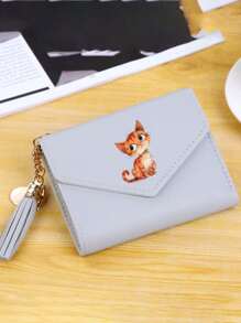 1/2/5pcs Personalized Heart-Shaped Tassel Wallet - Customized Text Women's Card Holder & ID Sleeve, Perfect Gift For Girlfriend - Multicolor - View 25