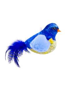 Cat Toys Simulation Chirping Bird Plush Toy, Self-Play Interactive Cat Supplies With Cat - Multicolor - View 6