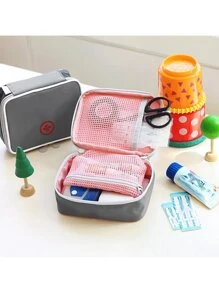 便携式医疗包适用于商务旅行、急救、小型医疗包、杂物、心形可爱储物袋收纳袋整理器衣柜收纳袋卧室宿舍必需品衣服收纳袋房间学校衣柜收纳袋汽车收纳汽车配件汽车收纳袋