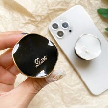 1 Pieza Soporte simple de metal para teléfono móvil con sensor avanzado, con AMOR, retráctil, estable y compatible con iPhone y Android. Regalo para cumpleaños, familia y amigos. Accesorios para teléfono, agarre y soporte para teléfono.