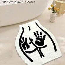 1 chiếc Thảm trang trí bằng len giả nhiều màu phong cách năm mới bán chạy nhất, Thảm mùa đông mềm mại và ấm áp cho phòng trong nhà, phòng ngủ, phòng trẻ em, lối vào, phòng tắm, dễ vệ sinh - Nhiều màu - Xem 10