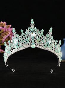 1 Peça Tiara de Noiva Premium com Strass, Adequada para Uso em Casamento, Festa, Aniversário de Mulheres