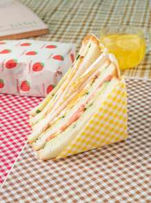 50 Stück/100 Stück/20 Stück/30 Stück/60 Stück/80 Stück/40 Stück/150 Stück, Einweg-Sandwichverpackungen, fettdichte Sandwich- und Reisbällchen-Verpackungen, Pfannenpapier, Zuhause Sandwich Backpapier Beutel, unterschiedliche Produktmuster, leicht abweichende Schnittmuster - Verschiedenfarbig - Übersicht 14