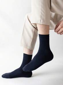 1/5 pares de calcetines medianos para mujer, estilo primavera y verano, todo a juego de unicolor, calcetines deportivos de pareja de color melódico alto