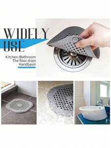 1/3 stuks siliconen haarfilter en afvoerplug voor bad en douche - voorkomt verstoppingen en geurtjes, keuken, badkamer, huis, huishoudelijke leveranciers, badkamerinrichting voor thuis, zomer, terug naar school