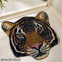 1 chiếc Thảm trang trí bằng len giả nhiều màu phong cách năm mới bán chạy nhất, Thảm mùa đông mềm mại và ấm áp cho phòng trong nhà, phòng ngủ, phòng trẻ em, lối vào, phòng tắm, dễ vệ sinh - Nhiều màu - Xem 3