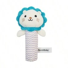 Baby Toys Crinkle Paper BB Stick Round Rattle Baby Soother Round Rattle Cartoon Animal Grab Stick, Suitable For 0-3 Years Old Babies
