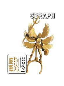 1pc Upgraded 13+ Jointed Posable 3D Printed Mechanical Action Figure, Stress Relief Lucky 13 Doll With Full Body Movement - Multicolor - View 8