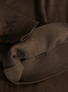 男士纯色休闲高领毛衣，长袖秋冬款