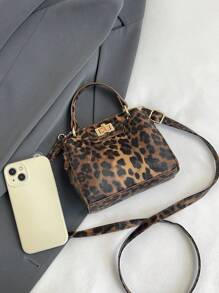 Women Fashionable Minimalist Solid Color Shoulder/Crossbody Square Handbag
