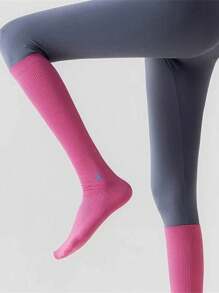1 par de Calcetines de compresión de running para mujer, Calcetines deportivos de maratón para hombres y mujeres, Calcetines deportivos elásticos para hiking, running, yoga, Calcetines de compresión profesionales, Calcetines de saltar la cuerda para correr de mujer, Calcetines largos de verano para fitness, Calcetines antideslizantes para yoga