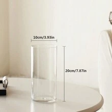 1pc Acrylic Vase, High-End Glass Hydroponic Plant Container For Living Room Flower Arrangement, Large Size, Anti-Fall Home Decor Room Decor Flower Vase Glass Vase