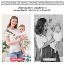 Baby Sling Carrier, Child Compact Hipseat One-Shoulder Carrier Portable Lightweight Baby Carrier Sling Hip Newborn To Toddler For Infants Carrying Up To 35 Lbs - camo - View 5