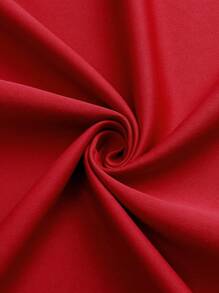 1pc New Year Red Blackout Curtain With Grommets, Suitable For Living Room, Noise Reduction, Heat Insulation, Home Decor, Room Darkening, Multipurpose Curtain - Red - View 9