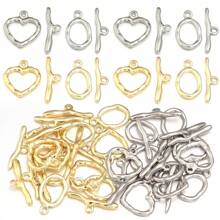 1set Stainless Steel Wave-Shaped OT Clasp Set, Minimalist OT Connector Clasp For Bracelets/Necklaces DIY Jewelry Making