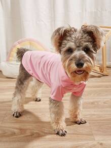 Áo sơ mi trơn cho thú cưng - Màu vàng - Xem 6