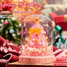 Cornice portafoto ornamentale da comodino con struttura che simula un albero di sakura in legno finto, rifrangente e traslucida, regalo romantico per studenti, amici e anziani per Natale e Ringraziamento - multicolore - Visualizzare 20