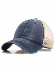 Una gorra de béisbol con la parte trasera de malla calada, lo que le permite personalizar marcas de texto únicas que son verdaderamente exclusivas y pertenecen solo a usted. - A - Ver 2