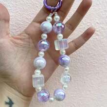 6/8/10/12/16mm Rainbow Acrylic Beads, Mixed Color Round Beads UV, Cracked Beads, Crackle Round Beads - Multiple Color Options, Round Hole Loose Beads Suitable For DIY Jewelry Making Bracelets Necklaces Or Craft Pen Decorations