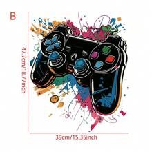 3D Trò Chơi Lấy cảm hứng Giấy dán tường Đối với Con trai Phòng , Chơi game Bộ điều khiển Đề can , Trò chơi điện tử Theo chủ đề Hình nền , Trò Chơi Trang trí phòng - Nhiều màu - Xem 6