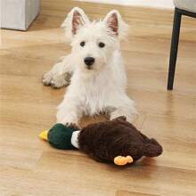 2 合 1 无填充吱吱叫狗玩具，采用柔软耐用的面料，适合小型、中型和大型宠物，无填充物，适合室内玩耍，支持主动咬和玩耍 - 彩色 - 查看 6