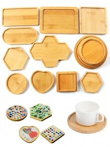 1 st. Speciaal gevormde bamboemat, mini-lade, placemat, handgemaakte basis, bamboe onderzetter, lade, geschikt voor thuiskeukenlade, feestdecoratieplaat, Valentijnsdag, handgemaakte doe-het-zelfonderzetter, plantenlade, kaarsenhouder Beste cadeaus Verjaardagsborden Keukenaccessoires Keukendecoratielades Fruitladelade Decor