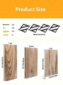 1 Set Of 2pcs/3pcs/4pcs Floating Shelves With Metal Frame, Bathroom Shelves With Metal Wire Storage Basket, Satisfying Your Decor And Organization Needs For Bathroom, Kitchen, Bedroom Wall Home Bathroom Decor Bathroom Organizer Fall Decor Back To School Bathroom - Multicolor - View 12