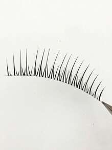 10 件自然纤长假睫毛，适合淡妆、素颜、日常通勤或仙女角色扮演条状睫毛、睫毛、睫毛、假睫毛 - 自然纖長款 - 查看 5