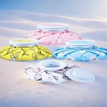 1/2 pezzi Borsa del ghiaccio riutilizzabile, uso caldo e freddo, cuscinetto termico per bambini e adulti, borsa refrigerante per mantenere fresco, riscaldare le mani, rilassare gli occhi stanchi, regalo