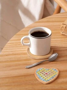 1 st. Speciaal gevormde bamboemat, mini-lade, placemat, handgemaakte basis, bamboe onderzetter, lade, geschikt voor thuiskeukenlade, feestdecoratieplaat, Valentijnsdag, handgemaakte doe-het-zelfonderzetter, plantenlade, kaarsenhouder Beste cadeaus Verjaardagsborden Keukenaccessoires Keukendecoratielades Fruitladelade Decor