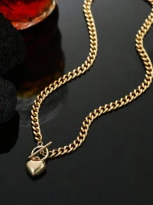 1 件时尚简约邪眼吊坠项链，个性化链式珠宝，圣诞节、新年、情人节、节日礼物 - 彩色 - 查看 12