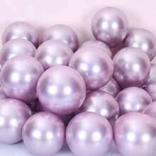 20pcs - 11inch Metallic Shiny Color Latex Balloons, Available In Gold, Silver, Rose Gold, Red And More Colors, Suitable For All Festivals - Multicolor - View 28